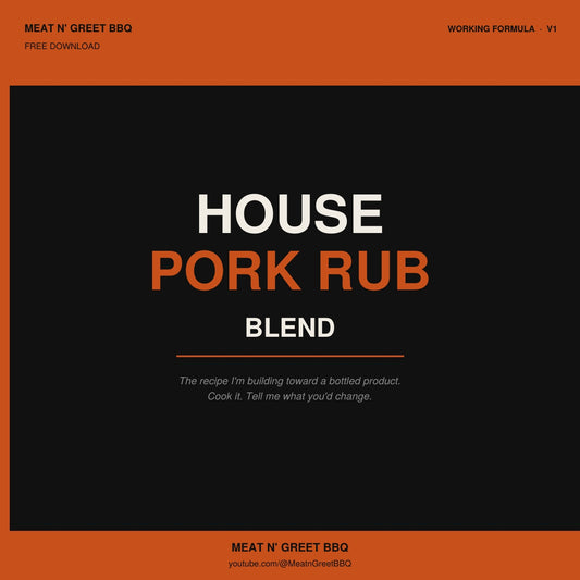 House Pork Rub Recipe